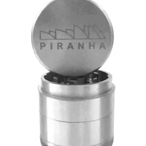 Piranha Grinder Aluminum | 3 Piece | 2.5" | Silver
