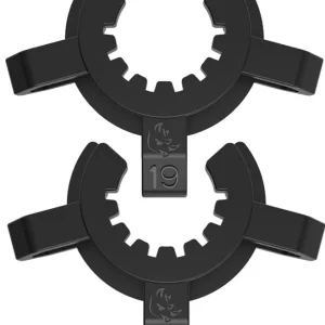 White Rhino - Plastic Keck Clips | 19MM | 2 Units