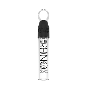 White Rhino Tobacco Glass Cigarette | 3.75"