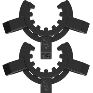 White Rhino - Plastic Keck Clips | 14MM | 2 Units